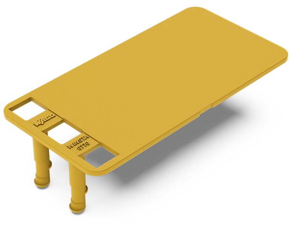 WAGO ELETTRONICA - Scheda di marcatura.plastica.giallo