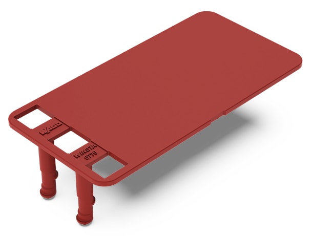 WAGO ELETTRONICA - Scheda di marcatura.plastica.rosso