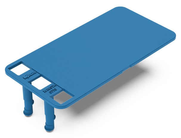 WAGO ELETTRONICA - Scheda di marcatura.plastica.blu