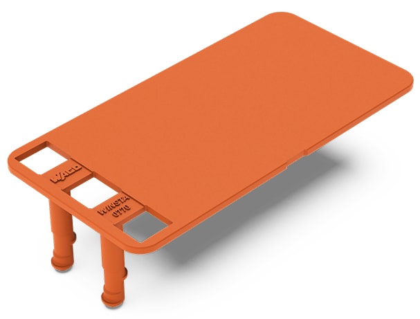 WAGO ELETTRONICA - Scheda di marcatura.plastica.arancione