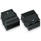 WAGO ELETTRONICA - Custodia antistrappo.4 poli.per 2 cavi.nero