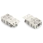 WAGO ELETTRONICA - Custodia antistrappo.3 poli.con clip di bloccaggio.bianco 770-513/038-000