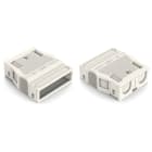 WAGO ELETTRONICA - Custodia antistrappo.4 poli.per 2 cavi.bianco