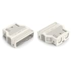 WAGO ELETTRONICA - Custodia antistrappo.5 poli.per 2 cavi.bianco