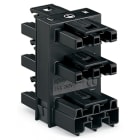 WAGO ELETTRONICA - connettore distribuzione a 5 vie.3 poli.Cod. A.nero