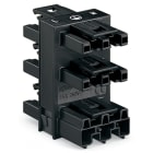 WAGO ELETTRONICA - connettore distribuzione a 5 vie.3 poli.Cod. A.nero
