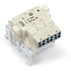 WAGO ELETTRONICA - Connettore a T Linect®.3 poli.1 ingresso.bianco