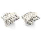 WAGO ELETTRONICA - Distributore tipo T.5 poli.Cod. A.bianco