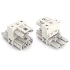 WAGO ELETTRONICA - Distributore tipo h.3 poli.Cod. A.bianco