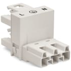 WAGO ELETTRONICA - Distributore tipo h.3 poli.Cod. A.bianco