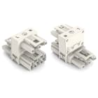 WAGO ELETTRONICA - Distributore tipo h.3 poli.Cod. A.bianco 770-685