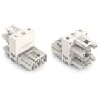 WAGO ELETTRONICA - Distributore tipo h.3 poli.Cod. A.bianco