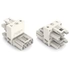 WAGO ELETTRONICA - Distributore tipo h.3 poli.Cod. A.bianco