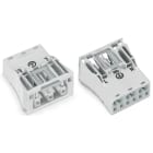 WAGO ELETTRONICA - Presa con innesto a scatto.3 poli.Cod. A.bianco