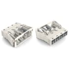 WAGO ELETTRONICA - Presa con innesto a scatto.4 poli.Cod. A.bianco