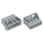 WAGO ELETTRONICA - Presa con innesto a scatto.4 poli.Cod. B.grigio