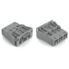 WAGO ELETTRONICA - Spina con innesto a scatto.3 poli.Cod. B.grigio