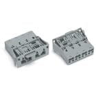 WAGO ELETTRONICA - Spina con innesto a scatto.4 poli.Cod. B.grigio 770-754