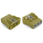 WAGO ELETTRONICA - Presa con innesto a scatto.3 poli.Cod. B.verde chiaro