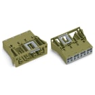 WAGO ELETTRONICA - Presa con innesto a scatto.4 poli.Cod. B.verde chiaro