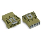 WAGO ELETTRONICA - Spina con innesto a scatto.3 poli.Cod. B.verde chiaro