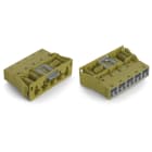 WAGO ELETTRONICA - Spina con innesto a scatto.5 poli.Cod. B.verde chiaro