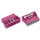 WAGO ELETTRONICA - Presa con innesto a scatto.5 poli.Cod. B.rosa