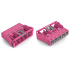 WAGO ELETTRONICA - Presa con innesto a scatto.5 poli.Cod. B.rosa
