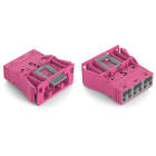 WAGO ELETTRONICA - Spina con innesto a scatto.3 poli.Cod. B.rosa