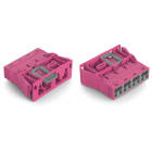 WAGO ELETTRONICA - Spina con innesto a scatto.4 poli.Cod. B.rosa 770-794/081-000