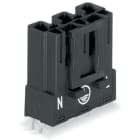 WAGO ELETTRONICA - Spina per circuiti stampati.dritto.3 poli.nero 770-813