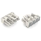 WAGO ELETTRONICA - Presa per circuiti stampati.angolato.4 poli.bianco 770-824/011-000