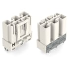 WAGO ELETTRONICA - Spina per circuiti stampati.dritto.3 poli.bianco 770-833