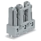 WAGO ELETTRONICA - Presa per circuiti stampati.dritto.3 poli.grigio