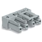 WAGO ELETTRONICA - Presa per circuiti stampati.angolato.4 poli.grigio