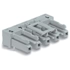 WAGO ELETTRONICA - Presa per circuiti stampati.angolato.5 poli.grigio