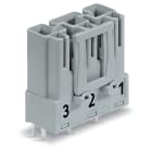 WAGO ELETTRONICA - Spina per circuiti stampati.dritto.3 poli.grigio