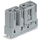 WAGO ELETTRONICA - Spina per circuiti stampati.dritto.4 poli.grigio 770-854