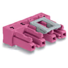WAGO ELETTRONICA - Presa per circuiti stampati.angolato.4 poli.rosa