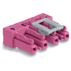 WAGO ELETTRONICA - Presa per circuiti stampati.angolato.4 poli.rosa