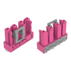 WAGO ELETTRONICA - Presa per circuiti stampati.dritto.4 poli.rosa