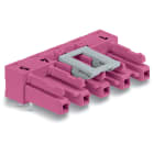 WAGO ELETTRONICA - Presa per circuiti stampati.angolato.5 poli.rosa