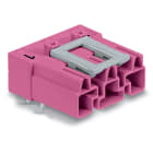 WAGO ELETTRONICA - Spina per circuiti stampati.angolato.3 poli.rosa