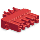 WAGO ELETTRONICA - Accoppiatore intermedio.5 poli/3 poli.Cod. P.rosso 770-912