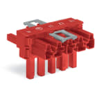 WAGO ELETTRONICA - Distributore tipo T.5 poli.Cod. P.rosso