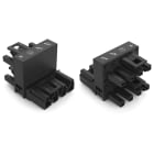 WAGO ELETTRONICA - Distributore tipo h.4 poli.Cod. A.nero 770-945