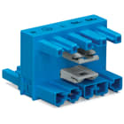 WAGO ELETTRONICA - Distributore tipo h.5 poli.Cod. I.blu