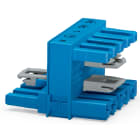 WAGO ELETTRONICA - Distributore tipo h.5 poli.Cod. I.blu