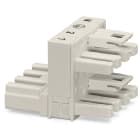 WAGO ELETTRONICA - Distributore tipo h.4 poli.Cod. A.bianco