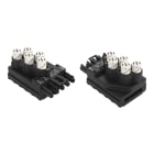 WAGO ELETTRONICA - Modulo connessione secondaria.per cavo piatto.5 x 2,5 mm² + 2 x 1,5 mm².nero